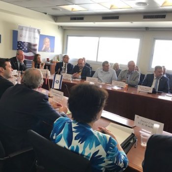 Teva, Chamber and U.S. Embassy host New Jersey Governor Phil Murphy for a Bio-Pharma Round Table